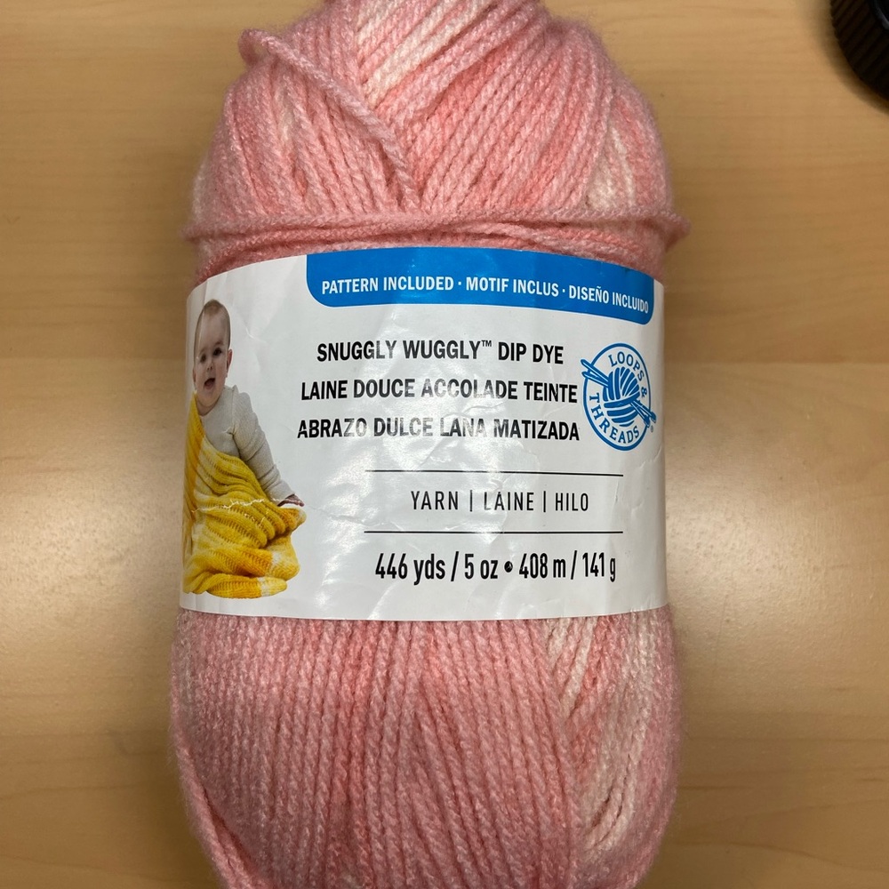 Snuggly Wuggly Dip Dye Yarn - Pink